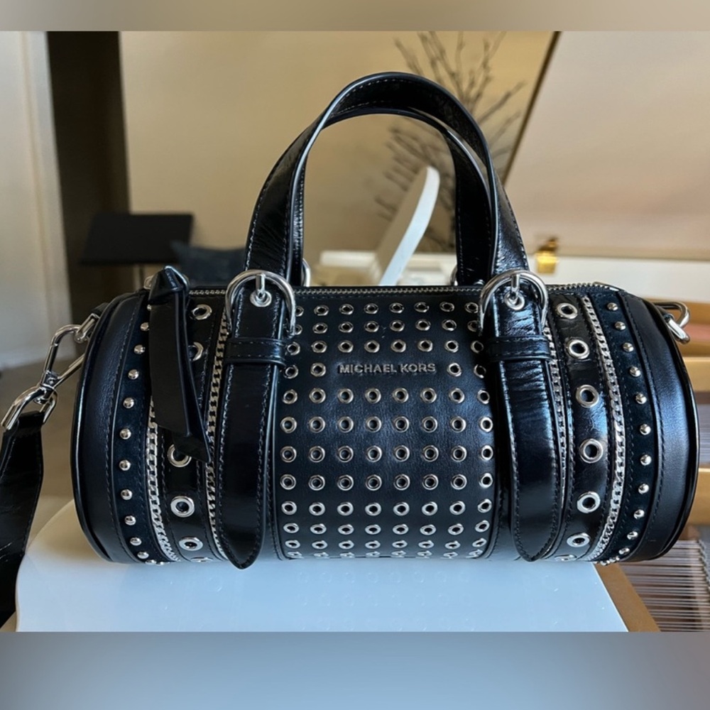 Michael Kors leather mini duffle EUC